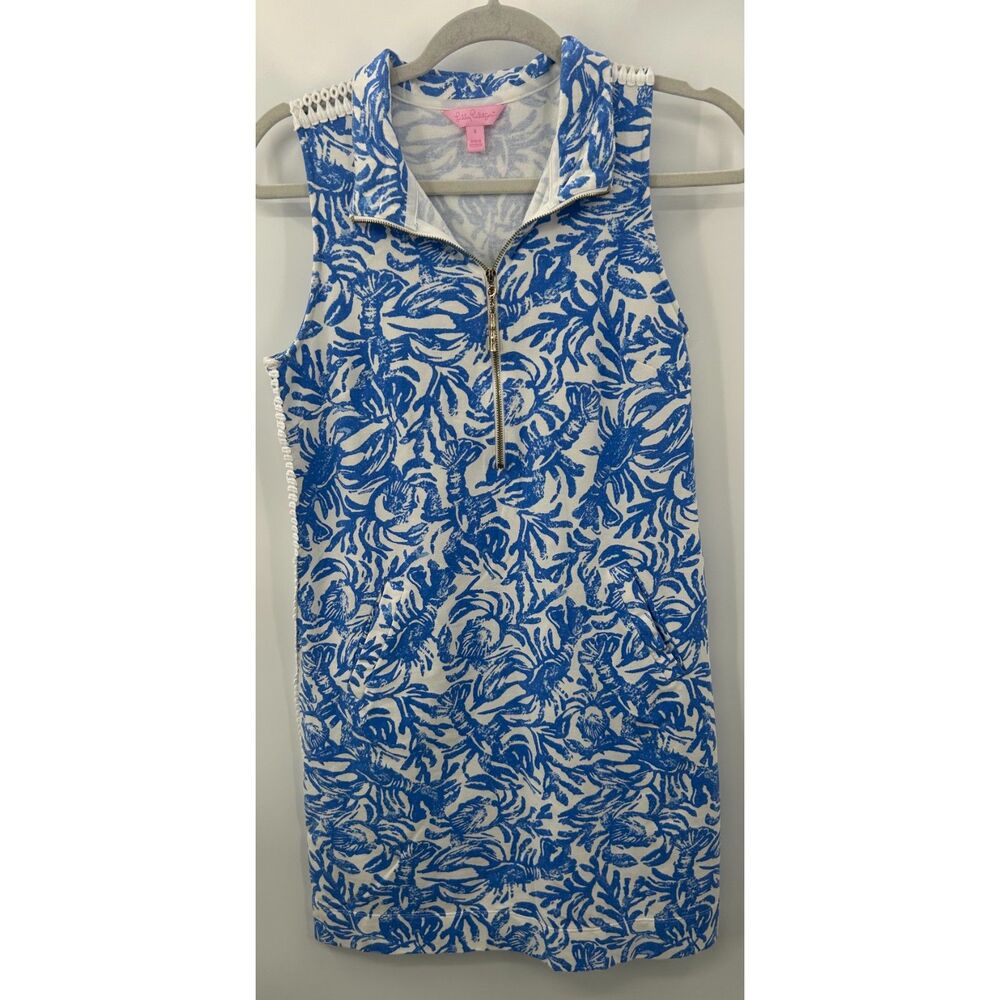 Lilly Pulitzer Skipper Sleeveless RESORT WHITE ON A ROLL Dress Size S
